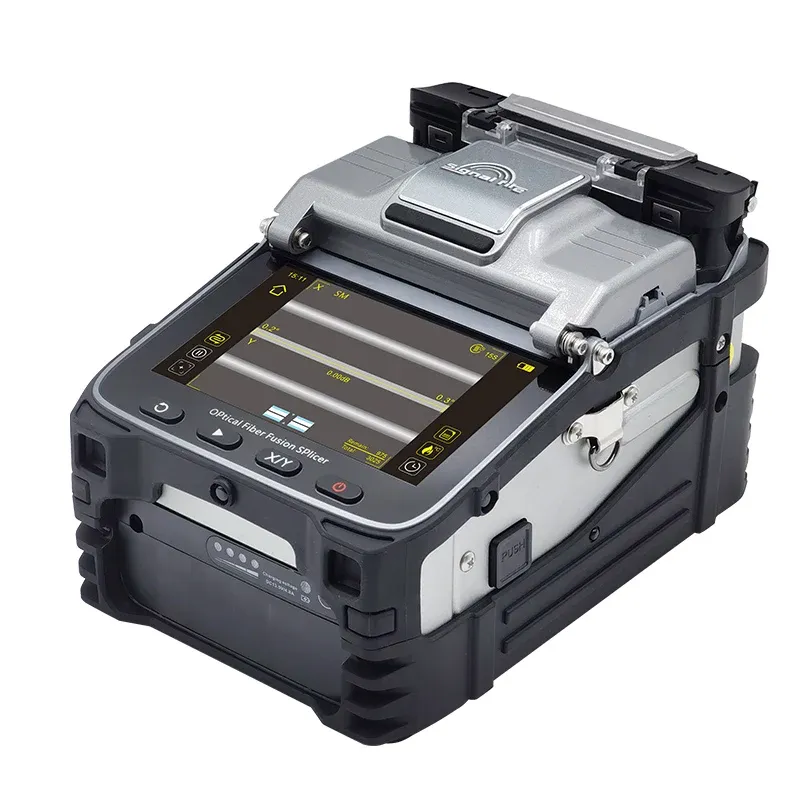 FTTH  Optical  Fiber Fusion Splicer AI-7C Fusion Machine  High Quality  Touchscreen Fiber Optic Equipment Fiber Optic Cable FTTX-boxintelecom