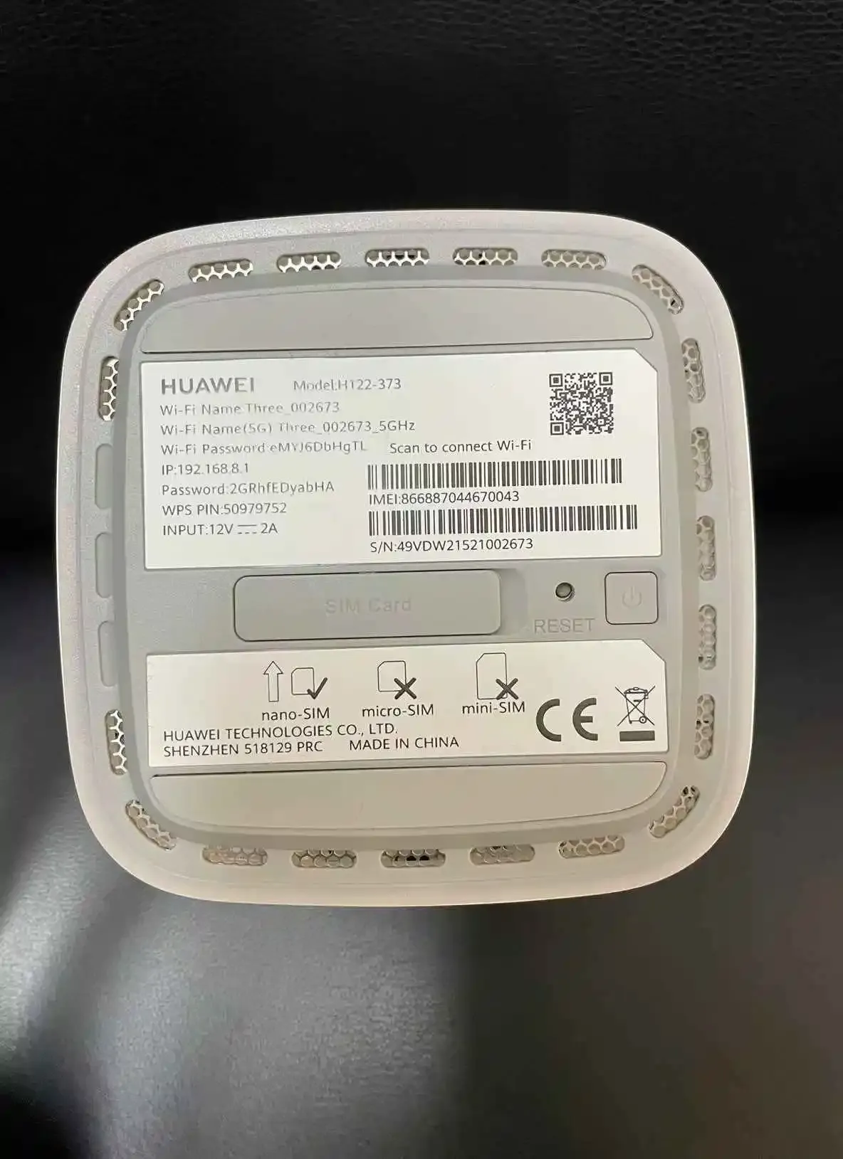 Hw 5G CPE Pro 2 H122-373 5G CPE Router Original 5G CPE PRO 2 Unlocked H122-373 WiFi 6 Rout