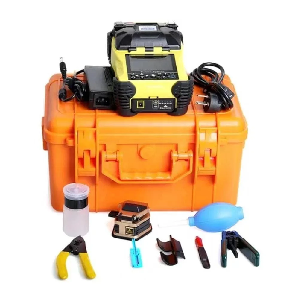 Automatic Fusion Splicing Machine FTTH Optical Fiber Welding Machine Handheld Splicing Mac