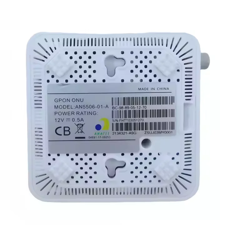 Original MINI ONU Single Port 1GE GPON AN5506-01-A 1GE Router FTTH Modem GPON ONT Optical Interface with WiFi Network-boxintelecom