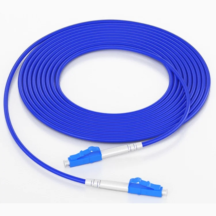 Armored Fiber Optic Patch Cord DLC-DLC UPC Uniboot Duplex OS2 OM3 OM4 LSZH Industrial Grad