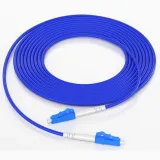 Armored Fiber Optic Patch Cord DLC-DLC UPC Uniboot Duplex OS2 OM3 OM4 LSZH Industrial Grad