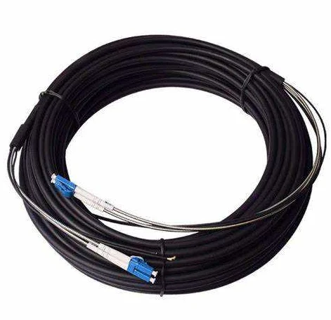 Hot Sell Armored Fiber Patch Cord  Outdoor Cable Assembly FTTA LCUPC-LCUPC  Patchcord  5.0