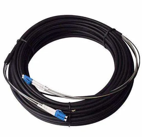 Hot Sell Armored Fiber Patch Cord  Outdoor Cable Assembly FTTA LCUPC-LCUPC  Patchcord  5.0