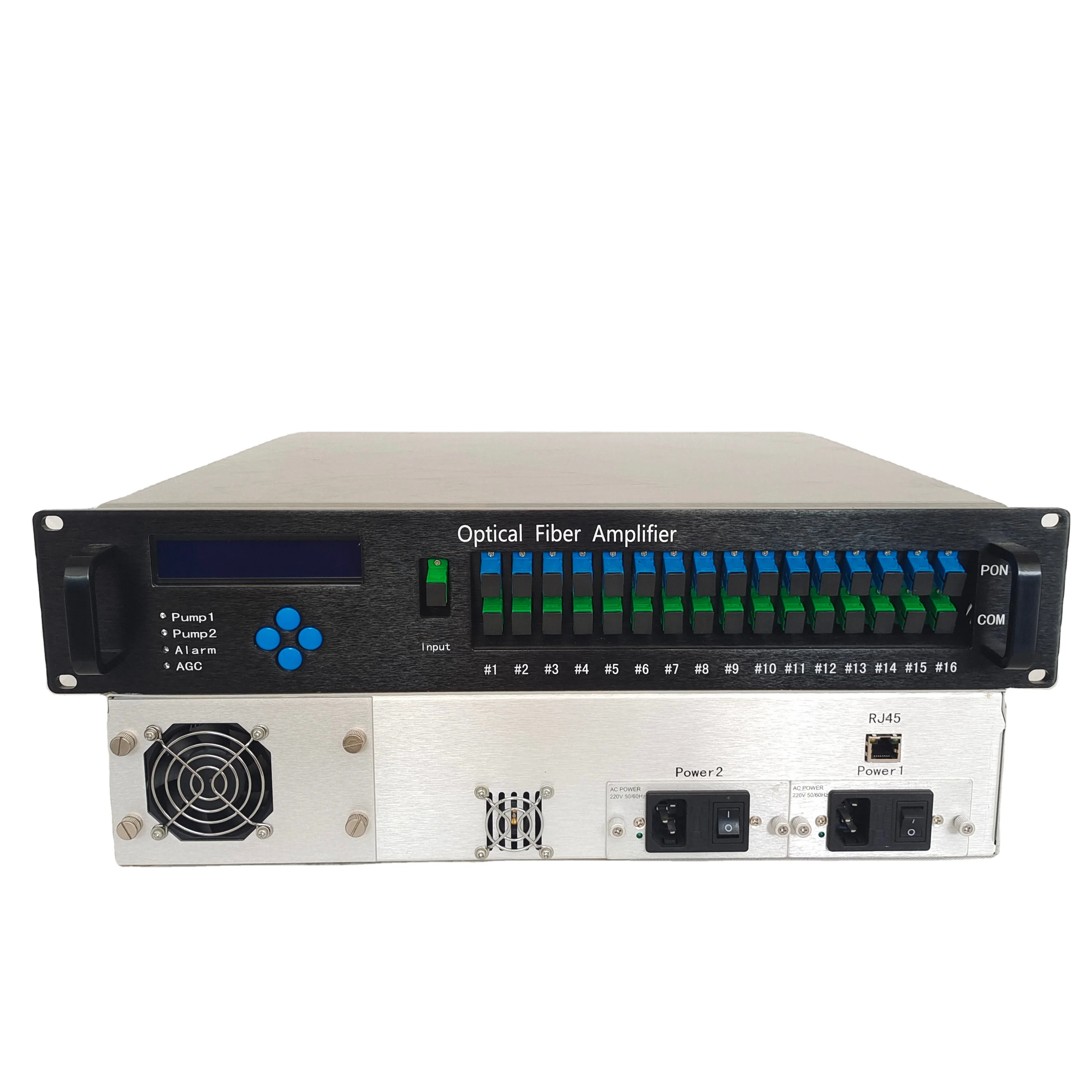 EDFA for FTTH  CATV  8 16 32 ports 19 22 23dbm 1550nm high power EDFA Fiber Optical Amplif
