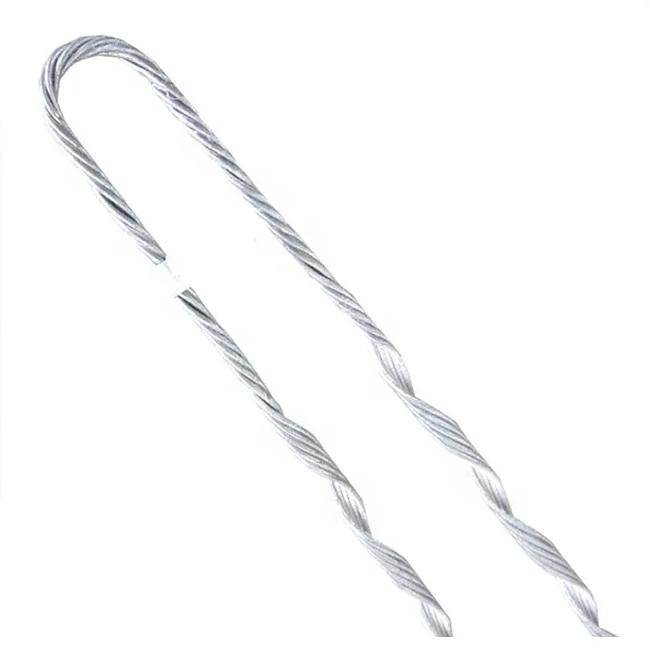 Adss Cable GALVANIZED Steel Wire GUY GRIP 1/7 3/6 GUY Grip Dead End7/1.6mmPOWER FITTINGS  