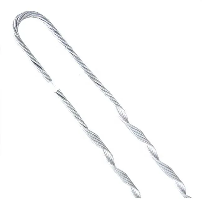 Adss Cable GALVANIZED Steel Wire GUY GRIP 1/7 3/6 GUY Grip Dead End7/1.6mmPOWER FITTINGS  