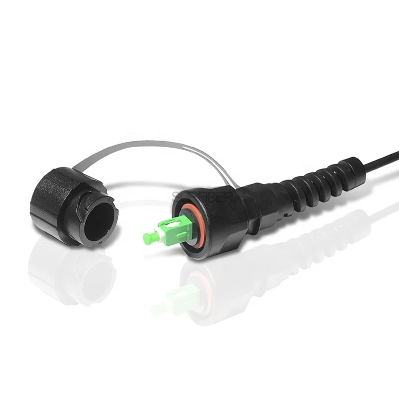 Outdoor Armored ODVA FTTA SC MPO Fiber Optic Jumper Cable Waterproof Tactical Field Cable 