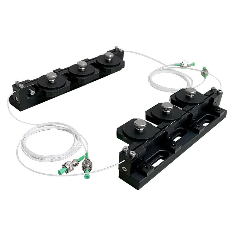 Singlemode 1060/1310/1550nm Black 3 Paddle Manual Mechanical Polarization Controller Green FC Connector 0.9mm SMF-28 Fiber 0.5dB-boxintelecom