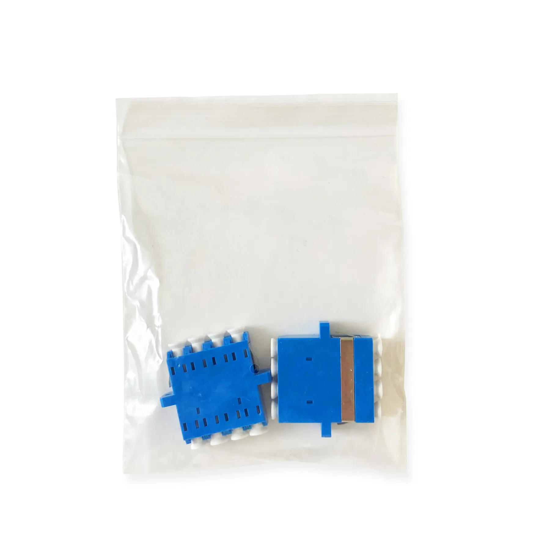 LC UPC Fiber Optic Adapter Single Mode Durable Duplex Adapter FOUR QingDao APT High Qualit