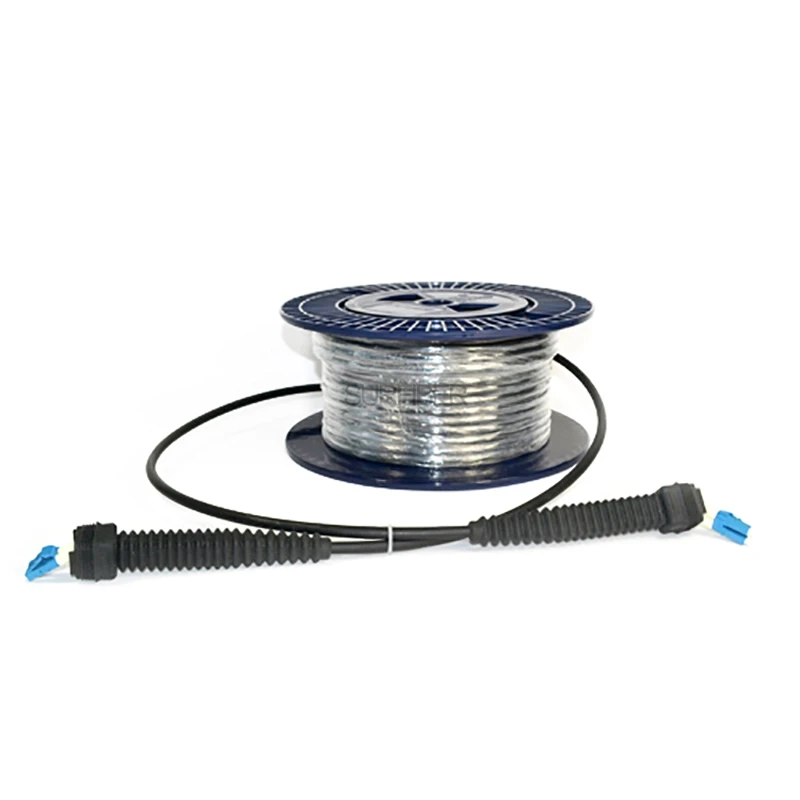 IP67 NSN Boot Duplex LC FTTA Fiber Optic Jumper Cable for RRH Outdoor Cell Tower Applications