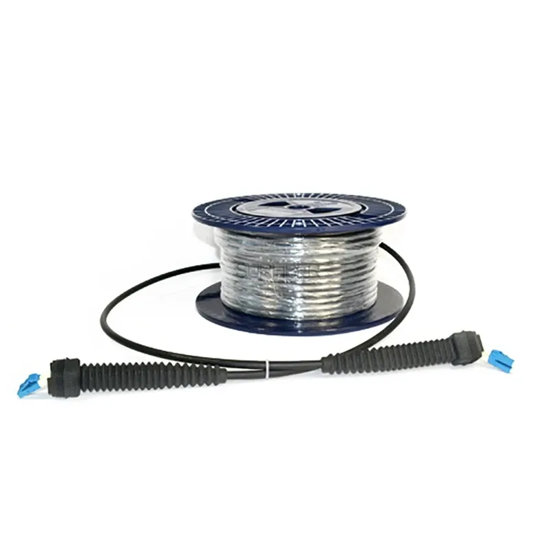 IP67 NSN Boot Duplex LC FTTA Fiber Optic Jumper Cable for RRH Outdoor Cell Tower Applications