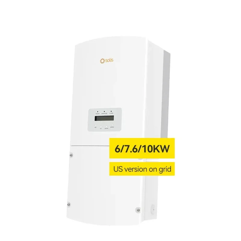 Solis-1P10K-4G 6kw 10kw With Rs485 Pure Sine Wave on Grid 4G Solar Power Inverter Split Phase Inverter-boxintelecom