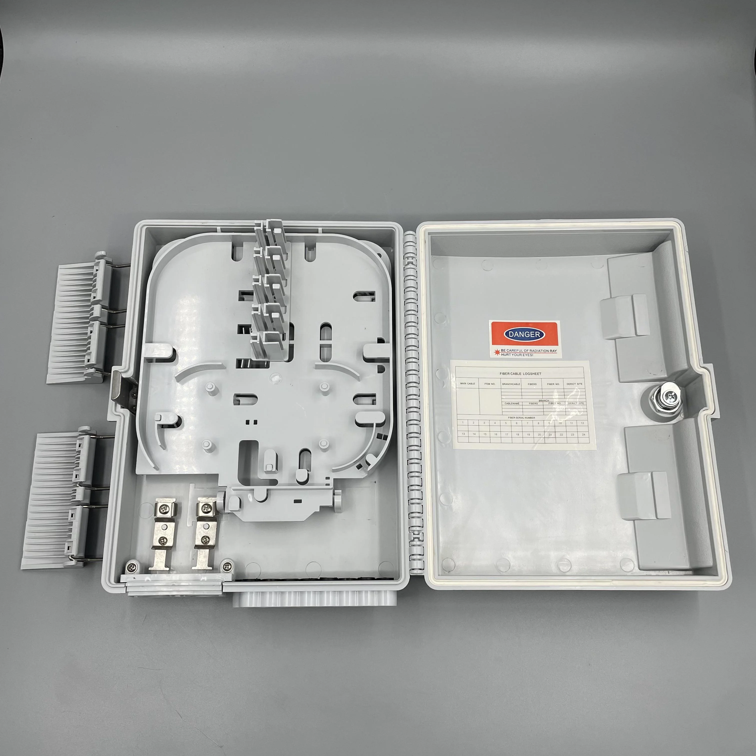 Waterproof IP68 8 Fiber Optic Termination Box Distribution Box Black White ftth  16 24 Port ODP / ODB / FDB / NAP Box-boxintelecom