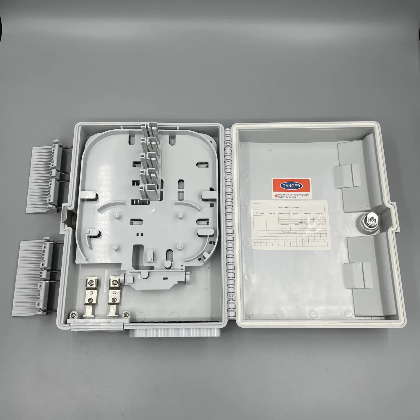 Waterproof IP68 8 Fiber Optic Termination Box Distribution Box Black White ftth  16 24 Port ODP / ODB / FDB / NAP Box-boxintelecom