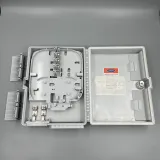 Waterproof IP68 8 Fiber Optic Termination Box Distribution Box Black White ftth  16 24 Por