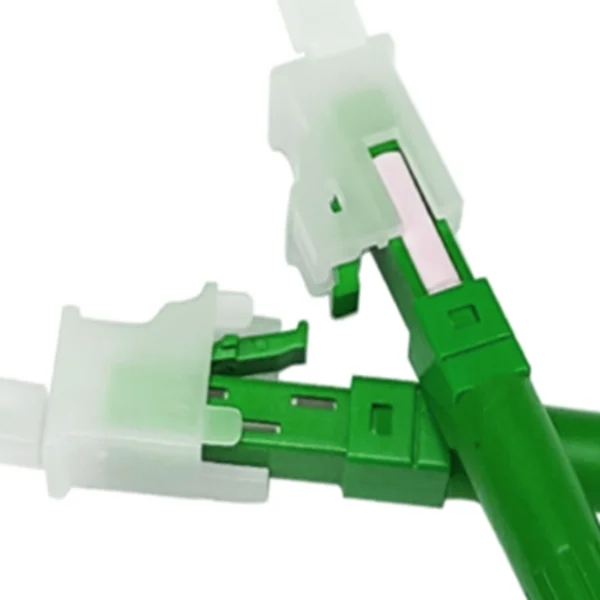 LC APC/UPC Screw Fiber Optic Fast Connector, Pre-Embedded Quick Assembly Connector for 0.9