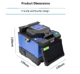 Professional manufacturer FTTH fiber optic splicer machine JW4109H  fusion splicing machin