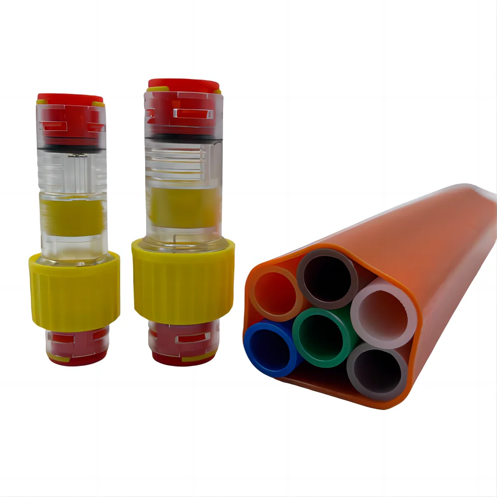 14mm Gas-Water Block Straight Microduct Coupler for FTTX Fiber Blowing Cable Protection-boxintelecom