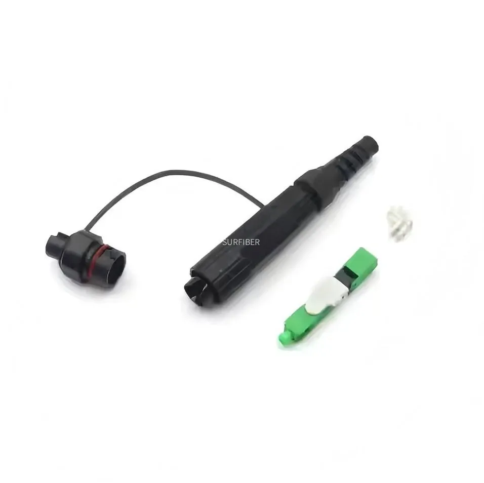 Systems FTTH Mini Fast Waterproof Field Assembly High Quality SC/APC Fiber Optic Connector Kit Equipment 1 Port 3 Year Warranty-boxintelecom