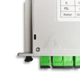 FTTH Cassette Type 1*8 Fiber PLC Splitter Lgx Splitter Cassette Box Lgx Type SC/APC 1X8 PL