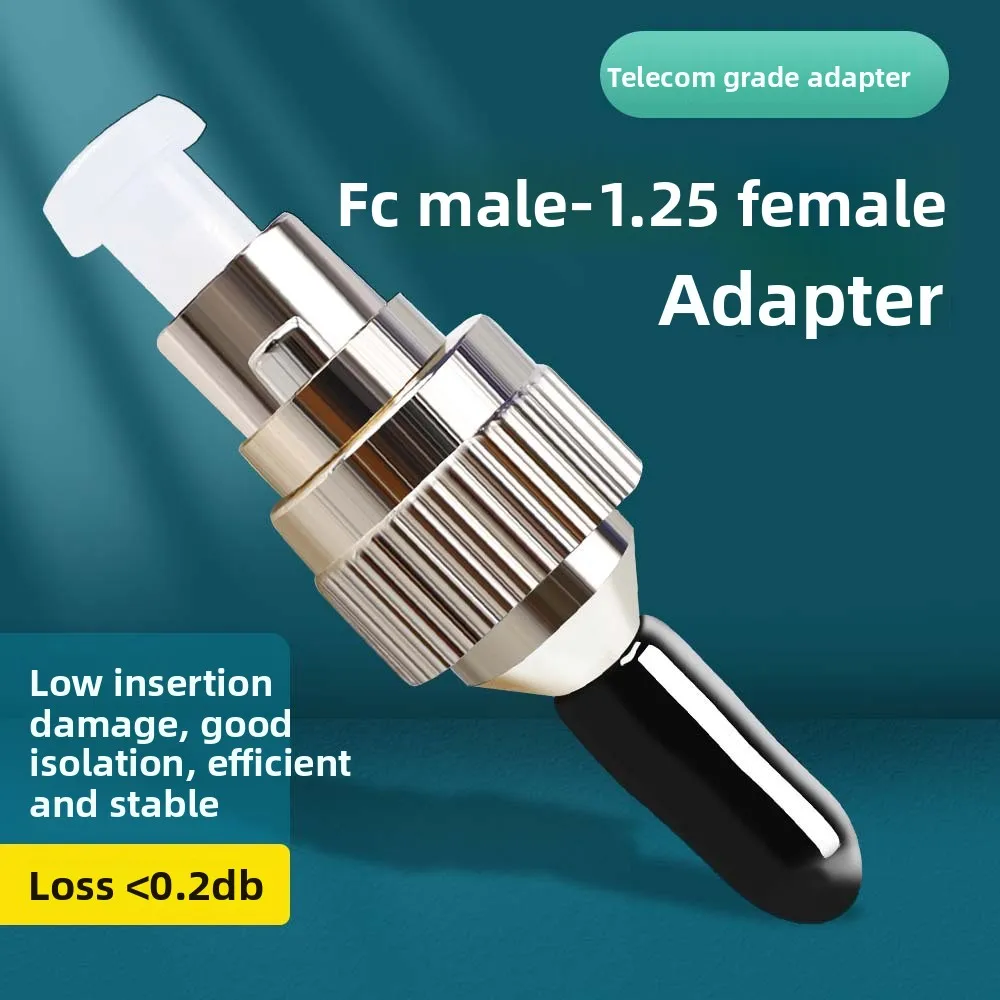 Surfiber Optical Power Meter Adapter Pen with Fiber Optic Red Light FC Male to 1.25 Female Pigtail Converter for FTTH Use-boxintelecom