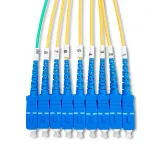 Hot Selling 1x8 ABS PLC Fiber Optic Splitter with SC UPC Connector Ftth Passive Splitter f