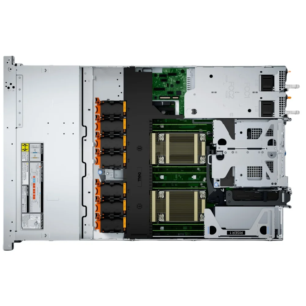 The New Dell PowerEdge R660xs 1U Two-socket Rack Server with 16 DDR5 DIMM Memory Slots