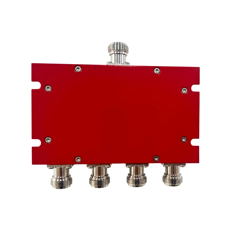 UHF 450-512MHz rf 4 way power splitter  N type power divider for BDA