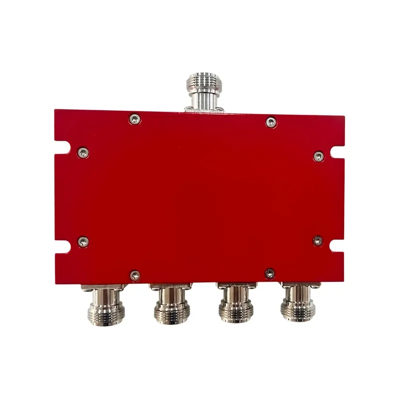 UHF 450-512MHz rf 4 way power splitter  N type power divider for BDA