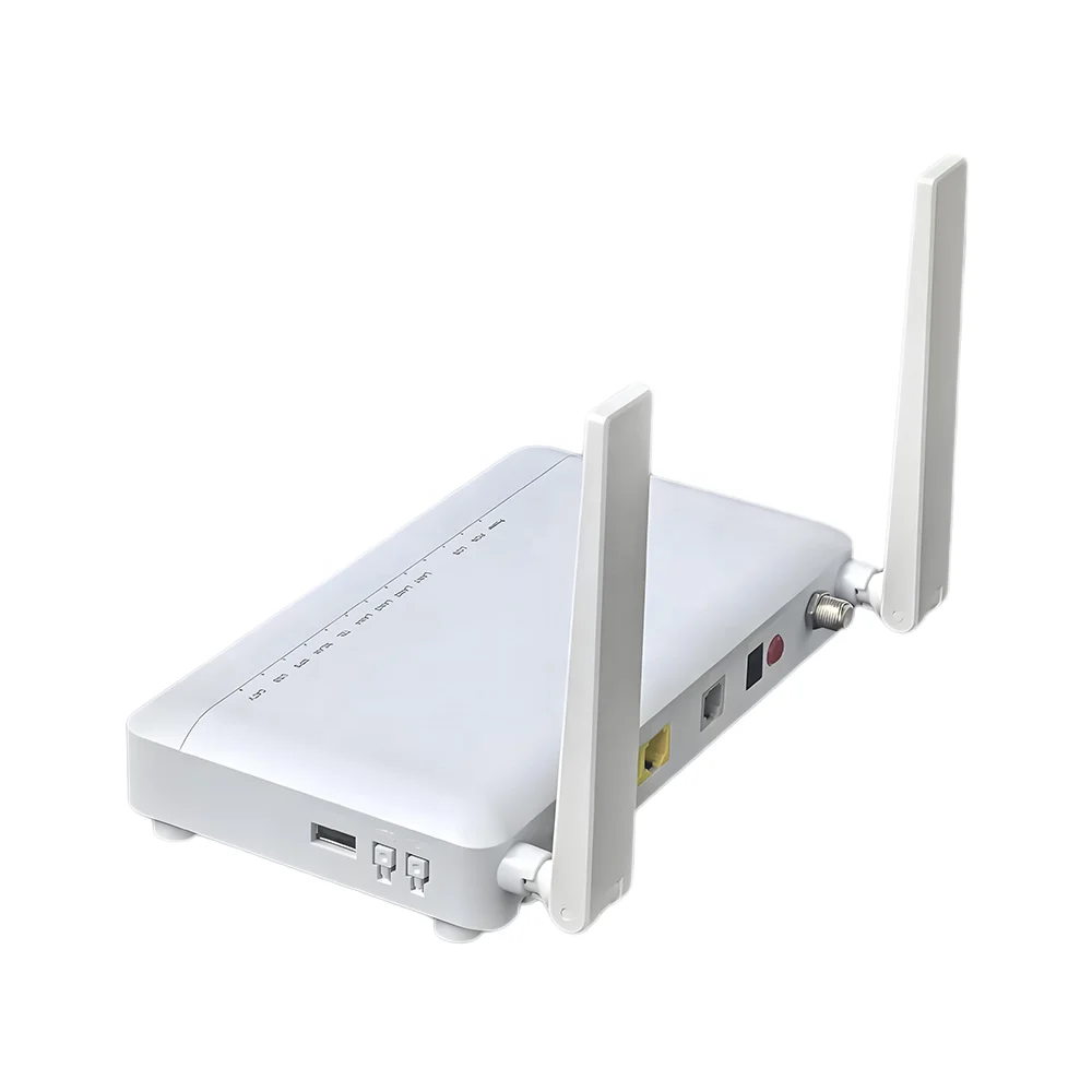 FTTH F6600R 2.4G 5G Dual Band WiFi CATV ONU AX3000 WiFi6 GPON ONT Modem 4Ge + 1POTs + 1USB With English Firmware-boxintelecom
