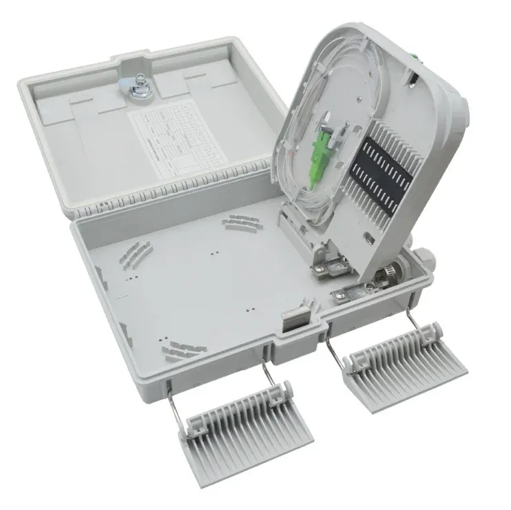 16 Cores Outdoor Fiber Distribution Box with SC Connector, ABS+PC IP65 FTTx Terminal Box