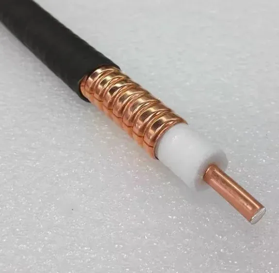 Flexible Corrugated 50ohm Low Loss 1-1/4" 1/2" 3/8" 5/8" 7/8" Communication cable RF Coaxial Foam 7/8 rf feeder cable-boxintelecom