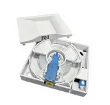 1 Port Fiber Optic Desktop Box FTTH Terminal Box SC LC Fiber Wall Outlet Faceplate Indoor 