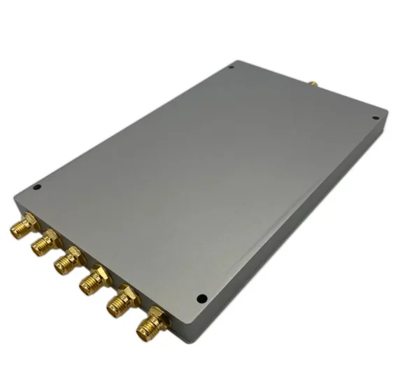 Factory price 600-6000MHz 6 way RF  Wilkinson Power Divider/splitter 30W SMA for IBS BTS D