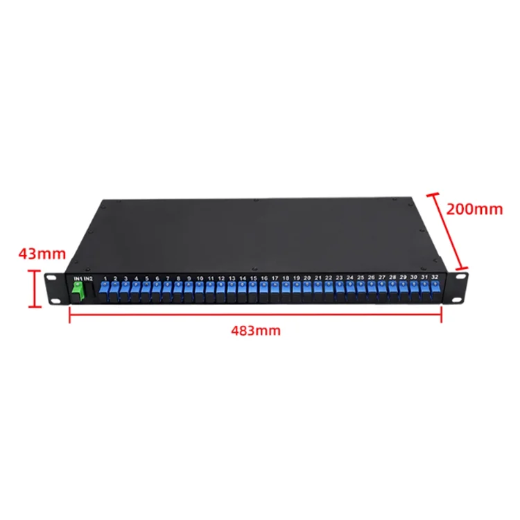 19 Inch Fiber Optical Patch Rack 1U 2U 3U 4U Optical Fiber Distribution Frame for Data Cen