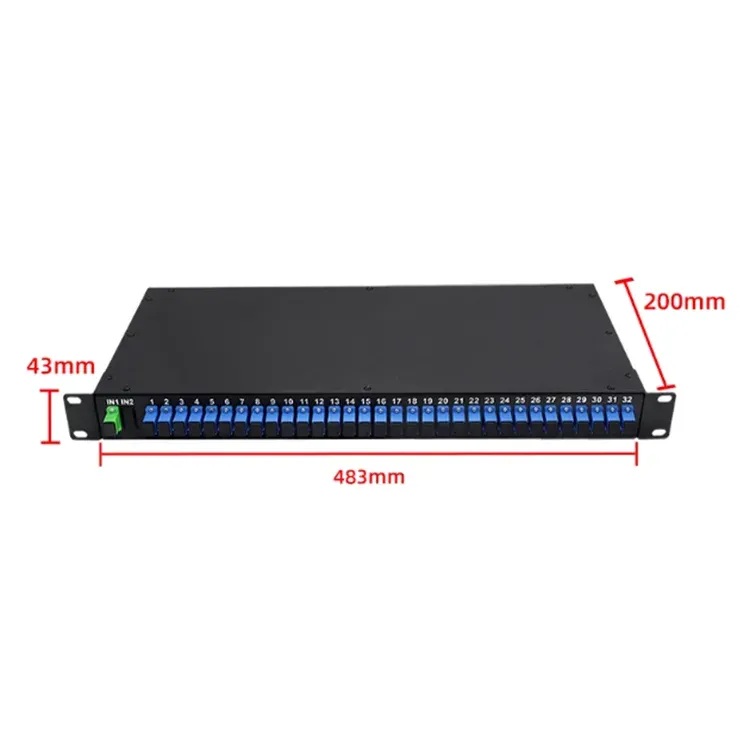 19 Inch Fiber Optical Patch Rack 1U 2U 3U 4U Optical Fiber Distribution Frame for Data Cen