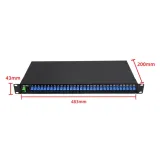 19 Inch Fiber Optical Patch Rack 1U 2U 3U 4U Optical Fiber Distribution Frame for Data Cen