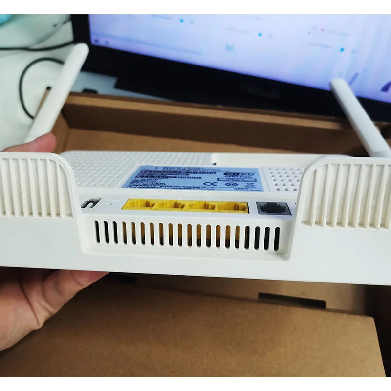 Used Chipsship Echolife HG8145C ONU GPON EPON FTTH WiFi Fiber Optic Network Modem