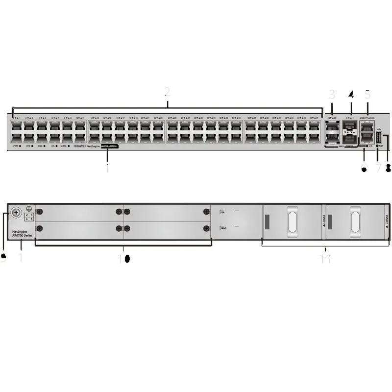 02354KAU AR6700 Series AR6710-L50T2X4-T Enterprise Routers 1