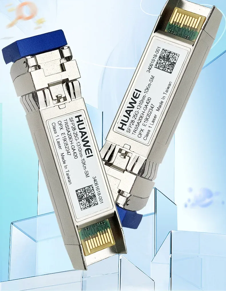 25G SFP28 1310nm 10km SMF LC Duplex DOM Optical Transceiver Module