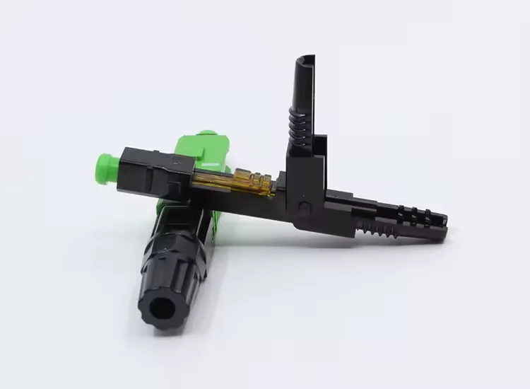 Fast SC/APC Optical Fiber Connectors Quick Assembly Indoor WiFi Network 1 Year Warranty OEM Brand-boxintelecom