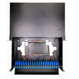12 24 48 Port Fiber Optic Patch Panel 1U 19 Inches Rack Mount LC SC Full Equipment Din Rai