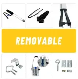 FTTH High Tension Flat Cable Clamp for Fiber Optic Drop Cable ADSS Suspension Clamp Made P
