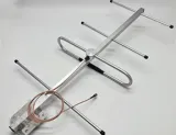 Factory Direct UHF  433MHz 5-elements 6dBi  Communication Round Rod Outdoor YAGI Antenna f