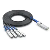 100G QSFP28 4x 25G SFP28 DAC Cable Breakout Passive Direct Attach Copper Model SUR-XF-DG10