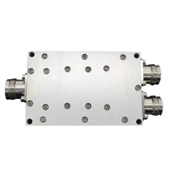 Low PIM -153dBc 50W 698-3800MHz 4.3-10 Female 2 way RF Wilkinson Power Splitter Divider fo