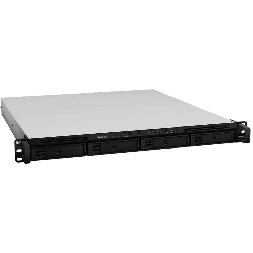 High Performance Stock Synology Rackstation Diskless RS1619xs+ 4-bay 8GB DDR4 NAS Server S