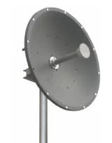 1700-2700MHz 24 DBi 4G 5G Dish Antenna Parabolic 2x2 MIMO Dish Antenna for huawei Radio ZT
