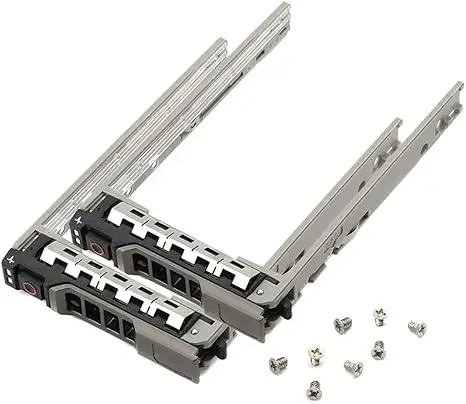 In Fast Shipping 2PCS 2.5" 8FKXC / 08FKXC SAS/SATA Hard Drive Tray Caddy for Dell Server i